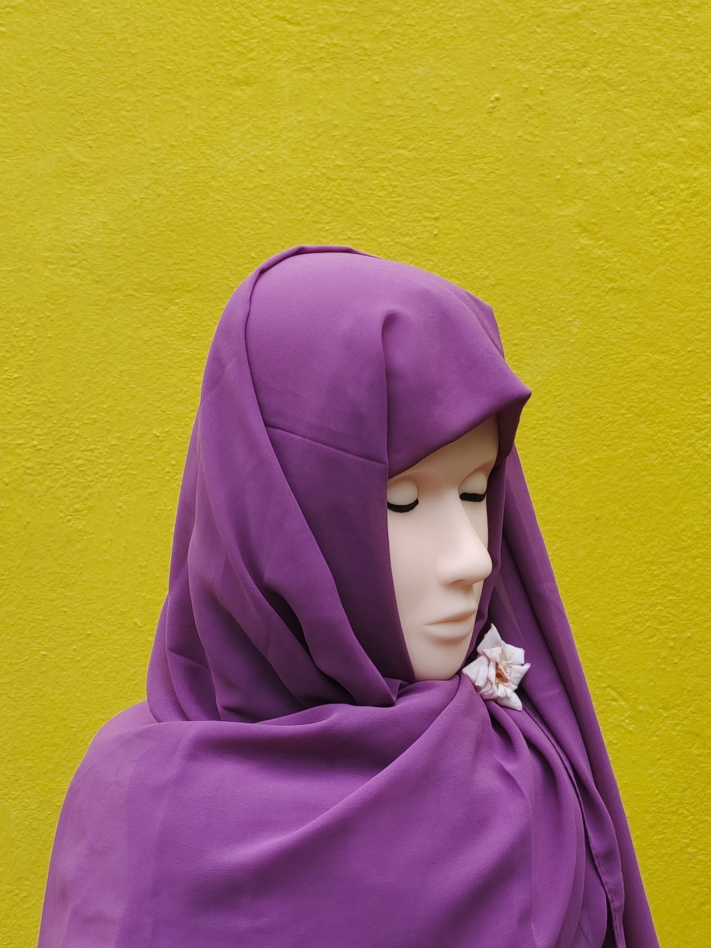 Rose Plum | UAE Quality Heavy Chiffon Hijab