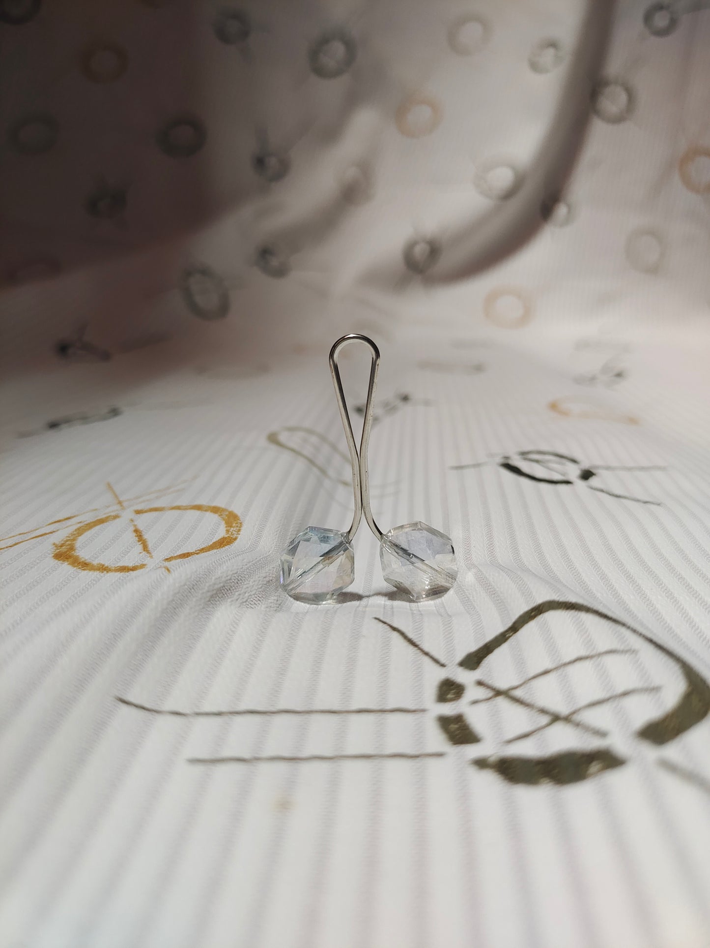 Ice Frost Drop Pin | Premium Dome-Head Loop Pins