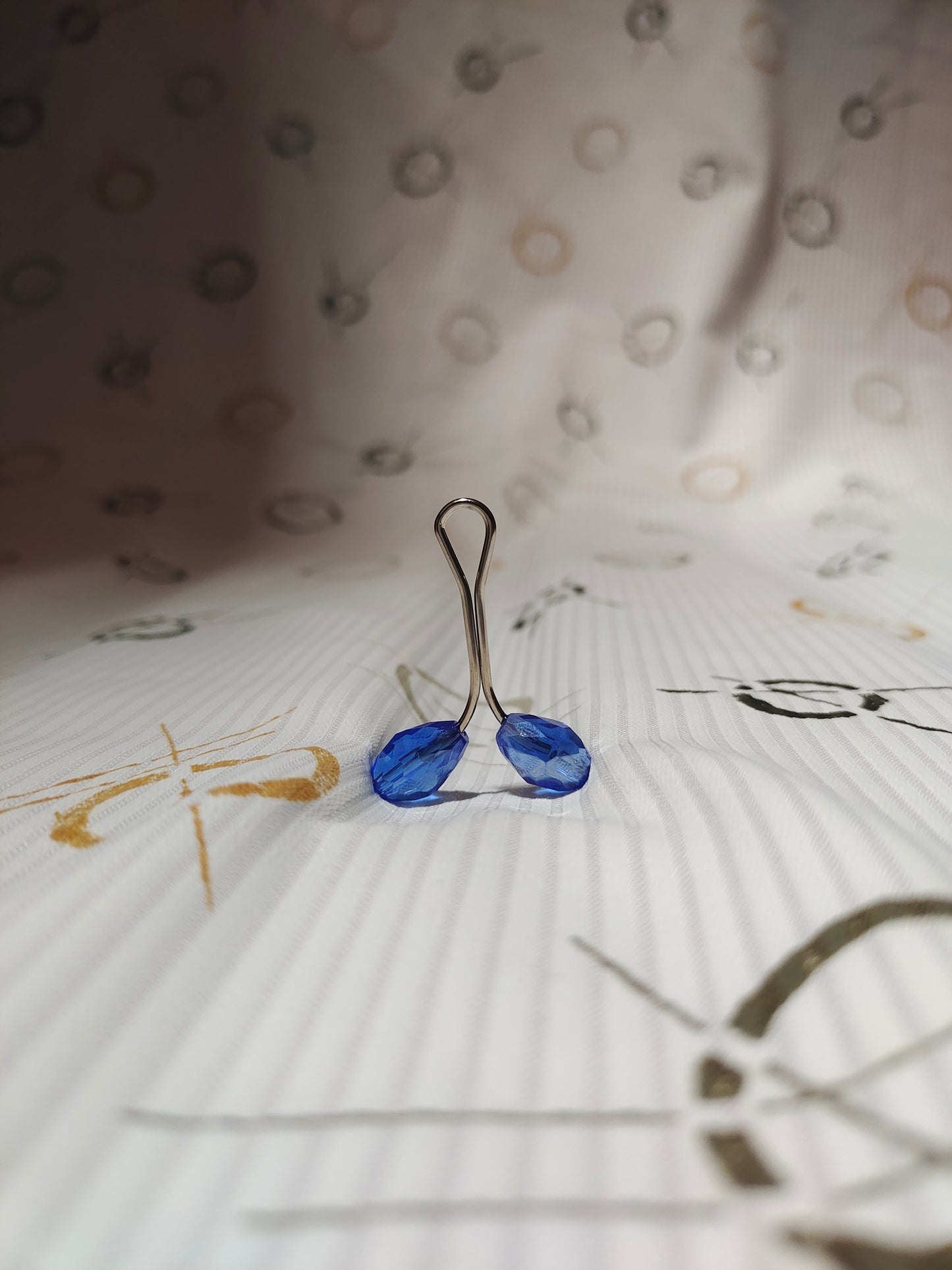 Royal Blue Drop Pin | Premium Flat-Head Loop Pins