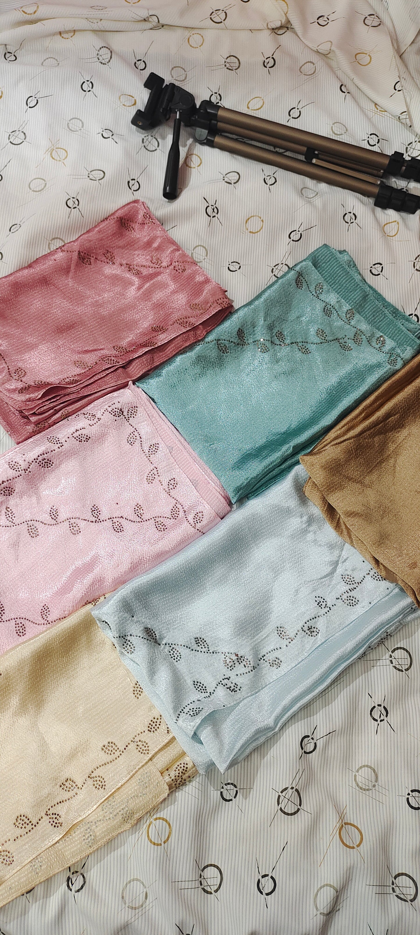 Concept Bubble Satin DMC Hijab ~ Ocean Teal| Soft Satin with Elegant Fall