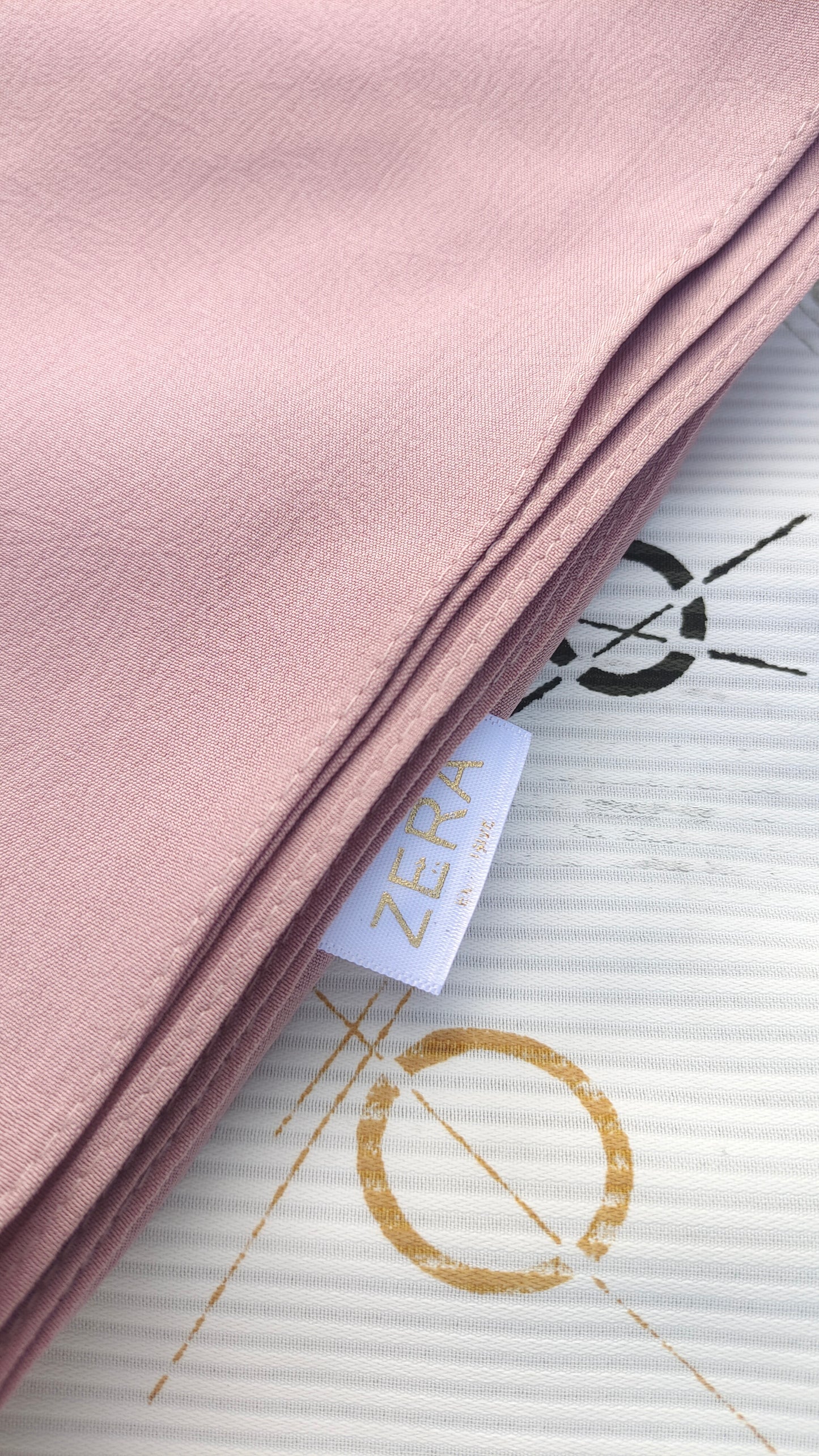 Zera Stretch Cotton Hijab – Dusty Rose (2m)