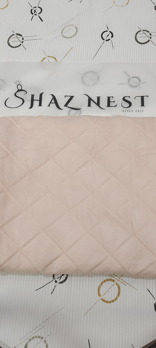 Modal Cotton Crush Hijab – 2 Meter | Soft Peach