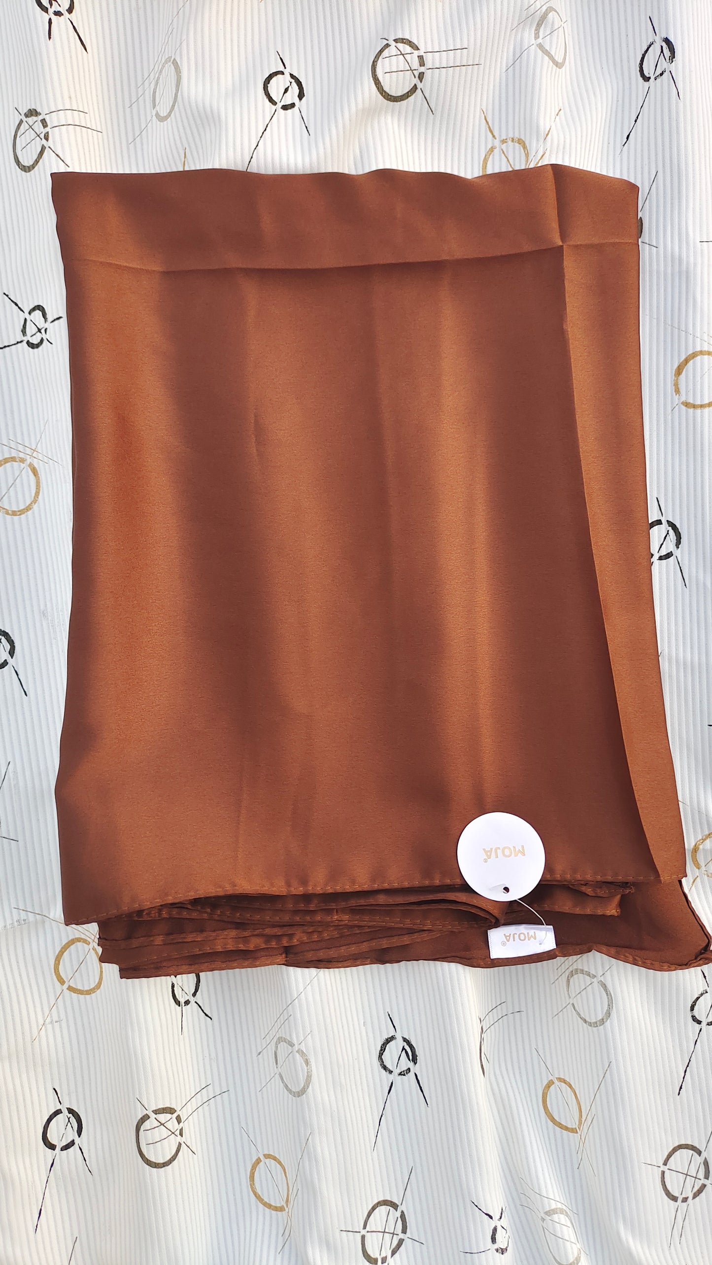 Moja Matte Satin Hijab – Copper Rust (2m)