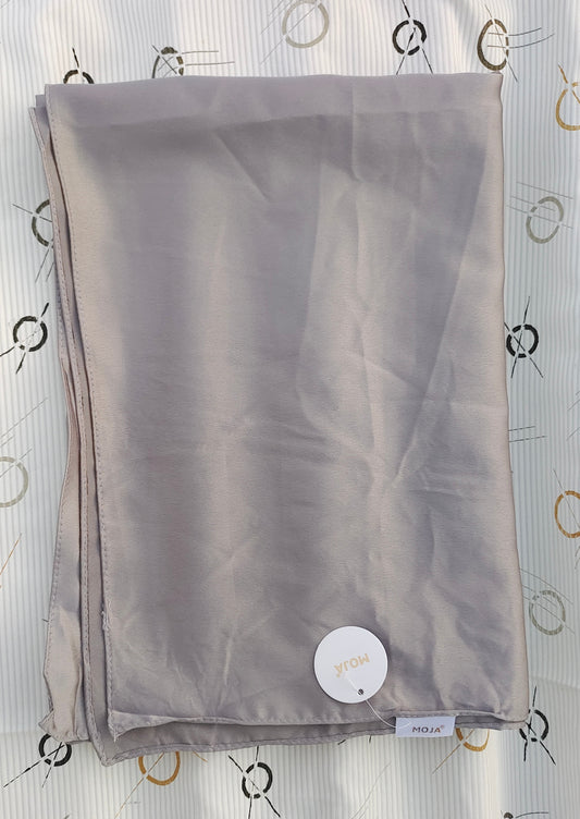 Moja Matte Satin Hijab – Ash Grey (2m)