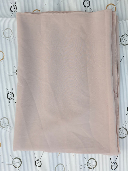 Zera Stretch Cotton Hijab – Soft Nude (2m)