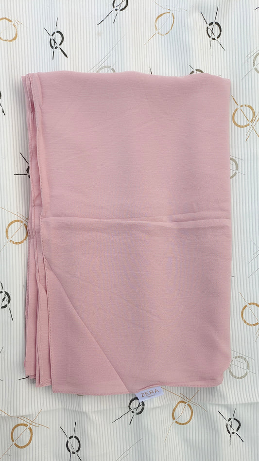 Zera Stretch Cotton Hijab – Blush Pink (2m)
