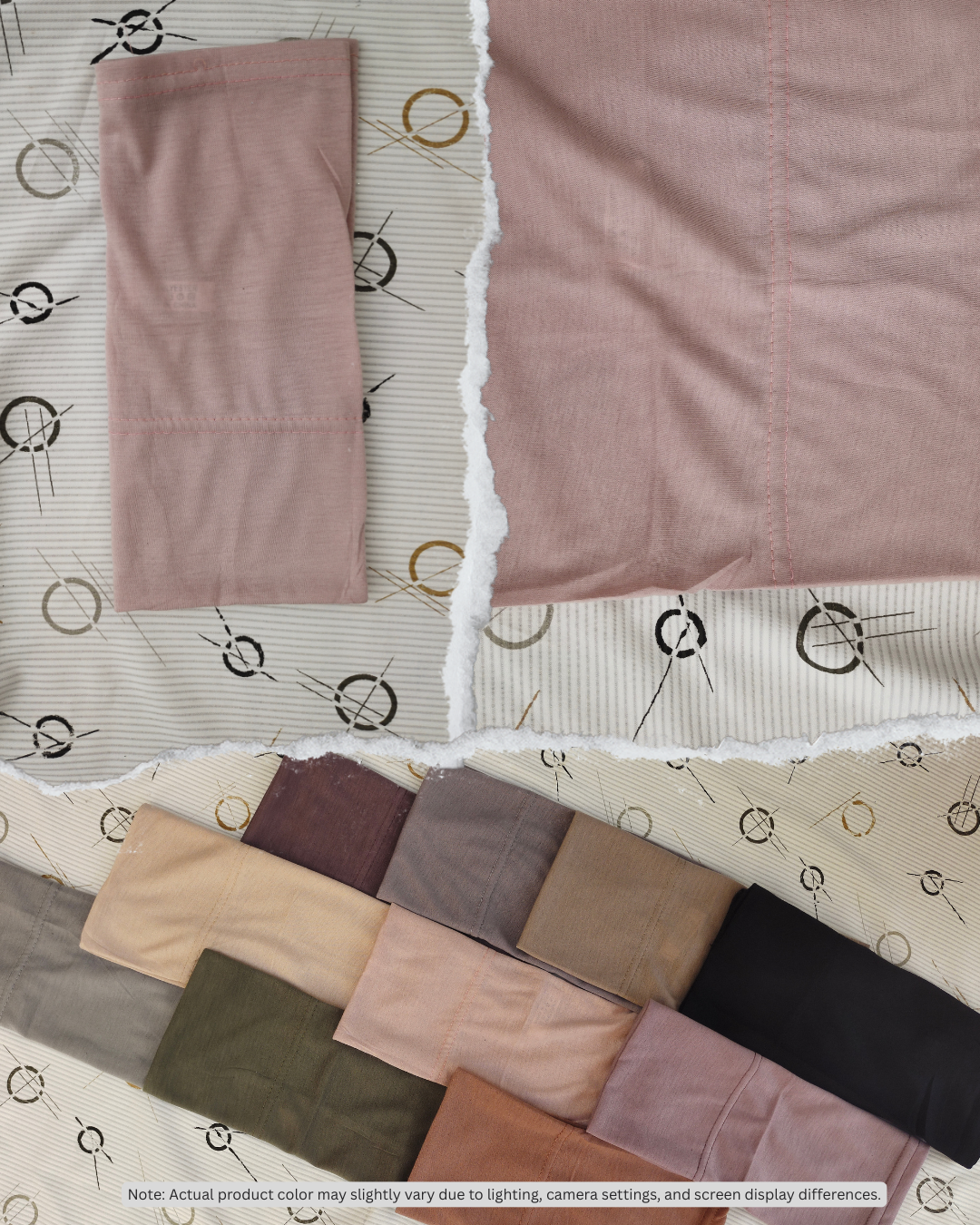 Premium Stretch Tube Hijab Cap – Free Size | Soft Blush Nude