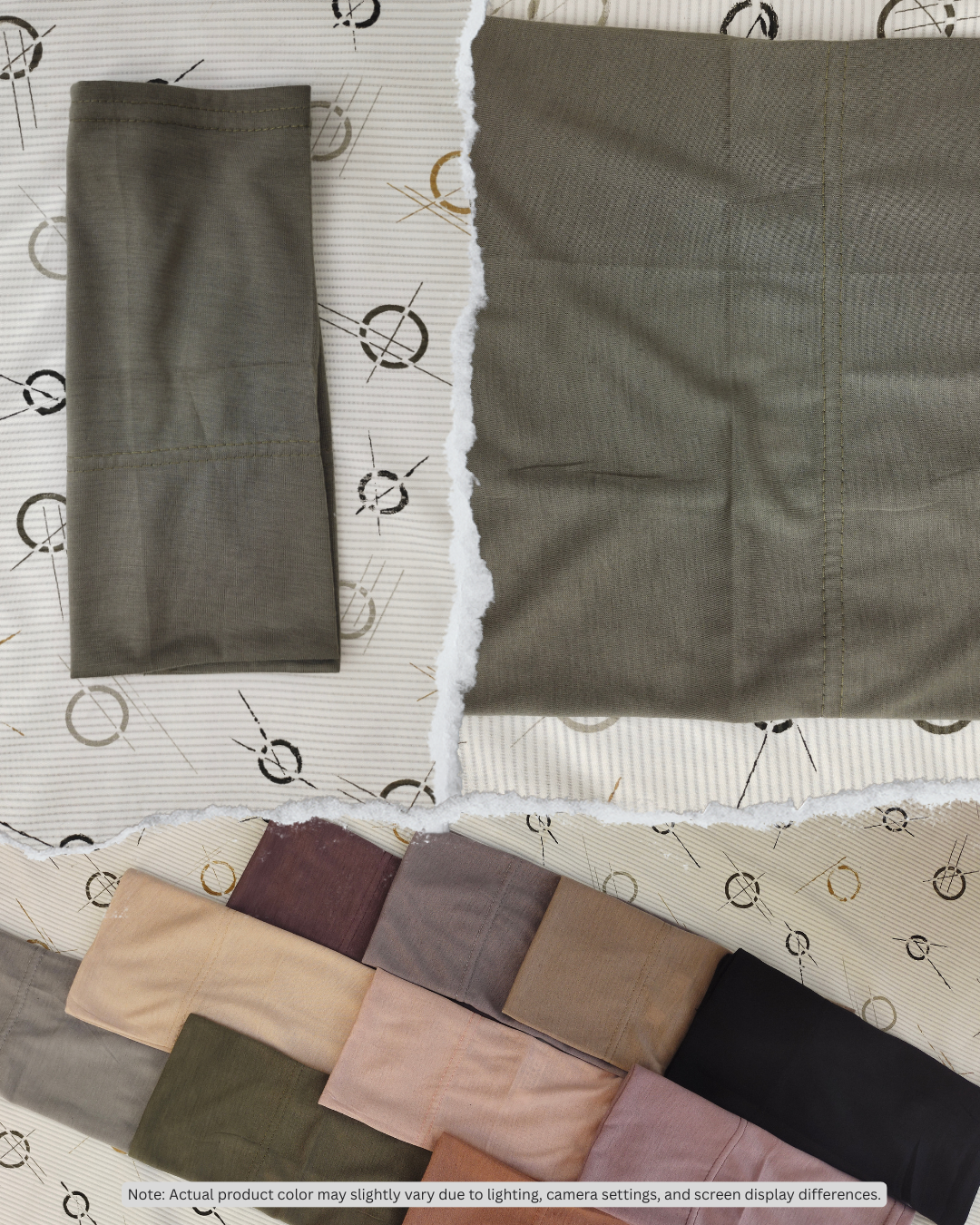 Premium Stretch Tube Hijab Cap – Free Size | Olive Smoke