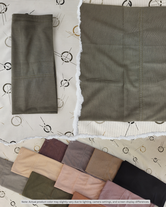 Premium Stretch Tube Hijab Cap – Free Size | Olive Smoke