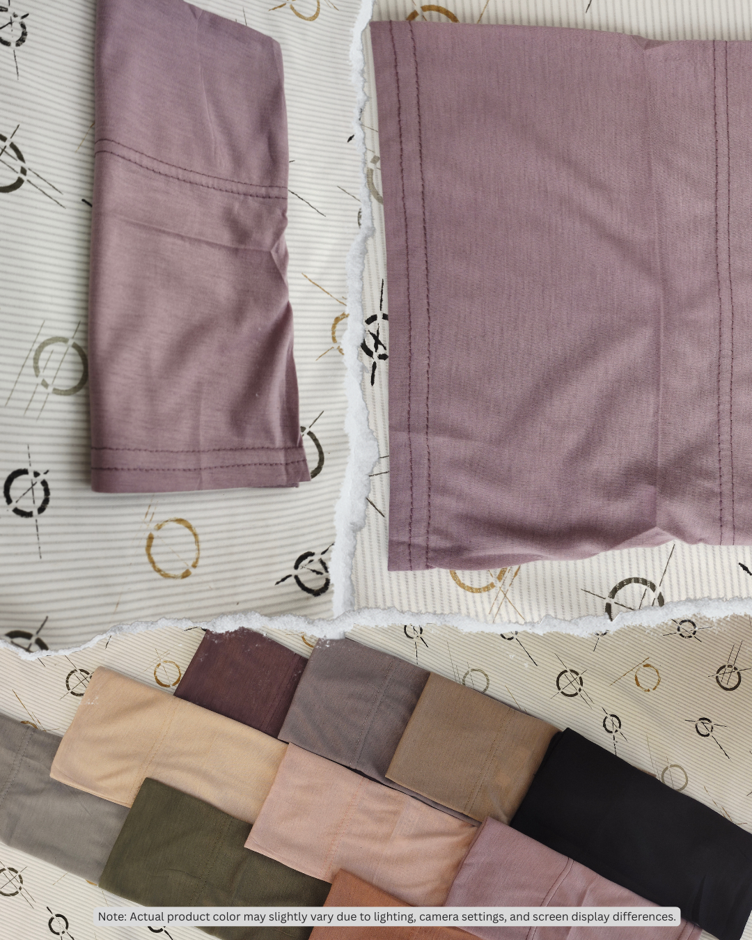 Premium Stretch Tube Hijab Cap – Free Size | Rose Mauve