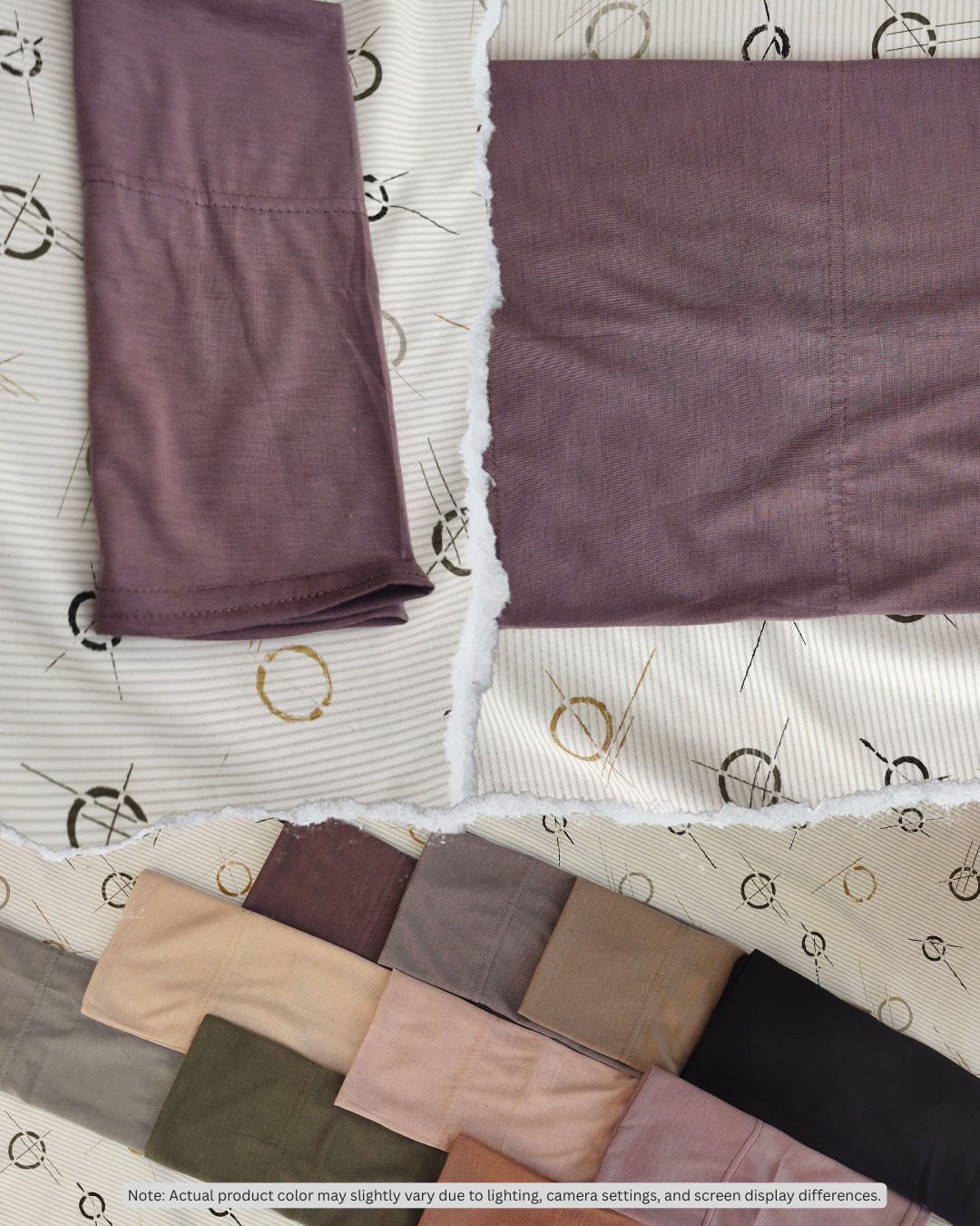 Premium Stretch Tube Hijab Cap – Free Size | Dusty Mauve