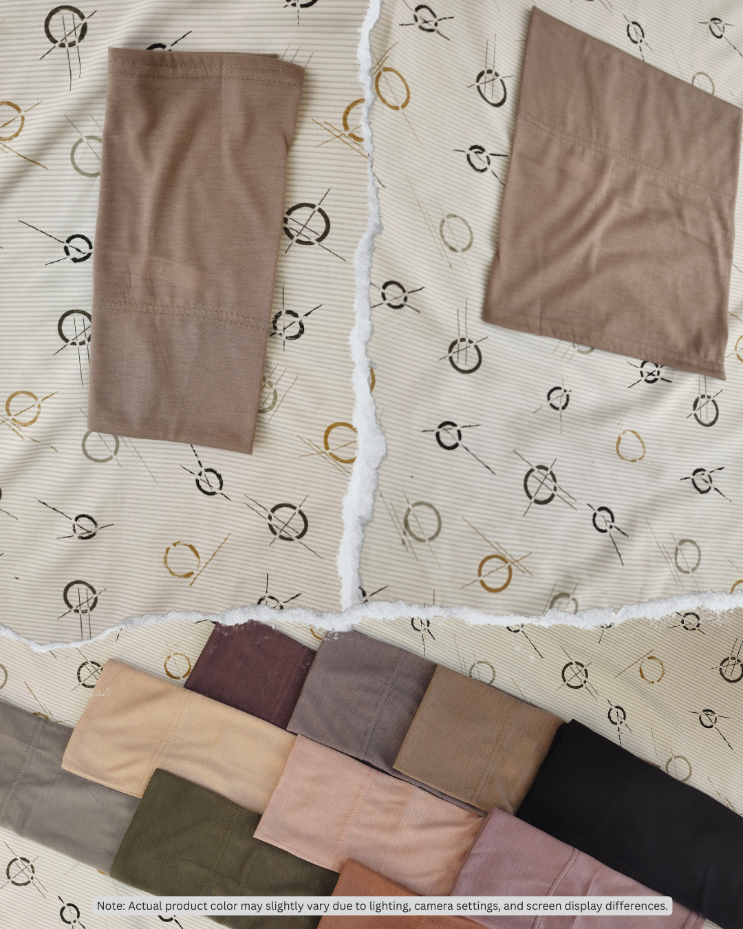 Premium Stretch Tube Hijab Cap – Free Size | Warm Sand Beige