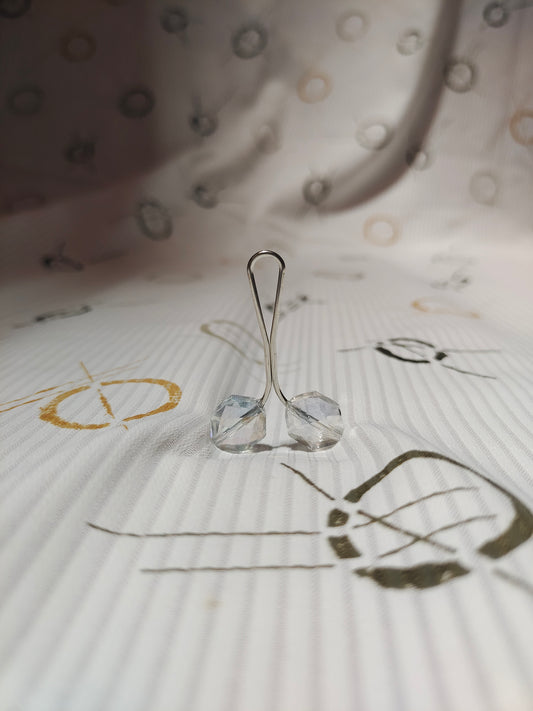 Ice Frost Drop Pin | Premium Dome-Head Loop Pins