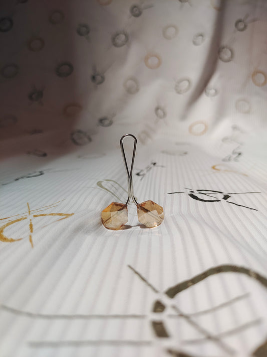 Iridescent Mist Drop Pin | Premium Dome-Head Loop Pins