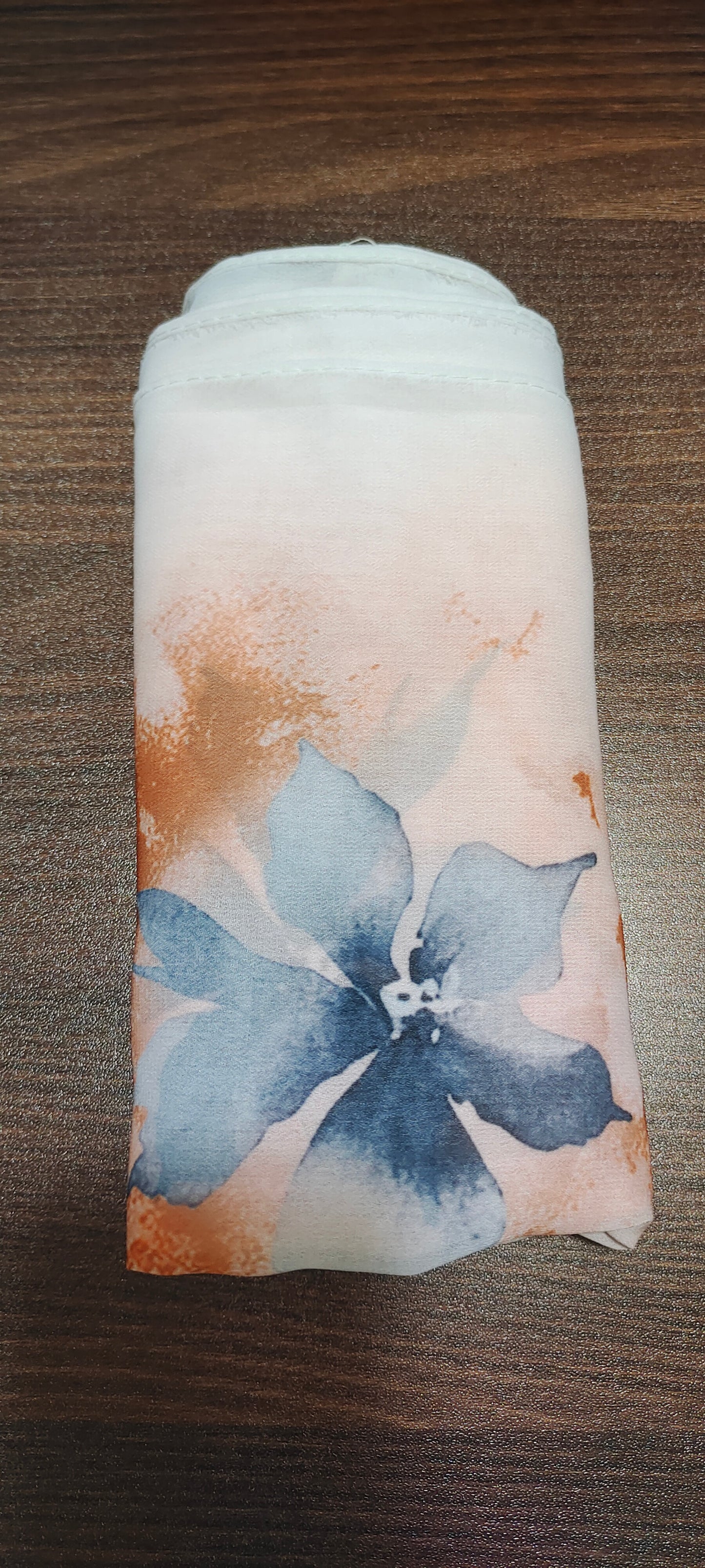 Heavy Chiffon Pashmina – Peach Amber Mist