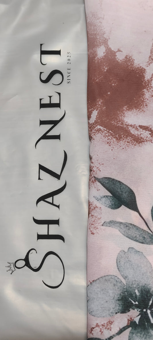 Heavy Chiffon Pashmina – Mocha Grey Petal