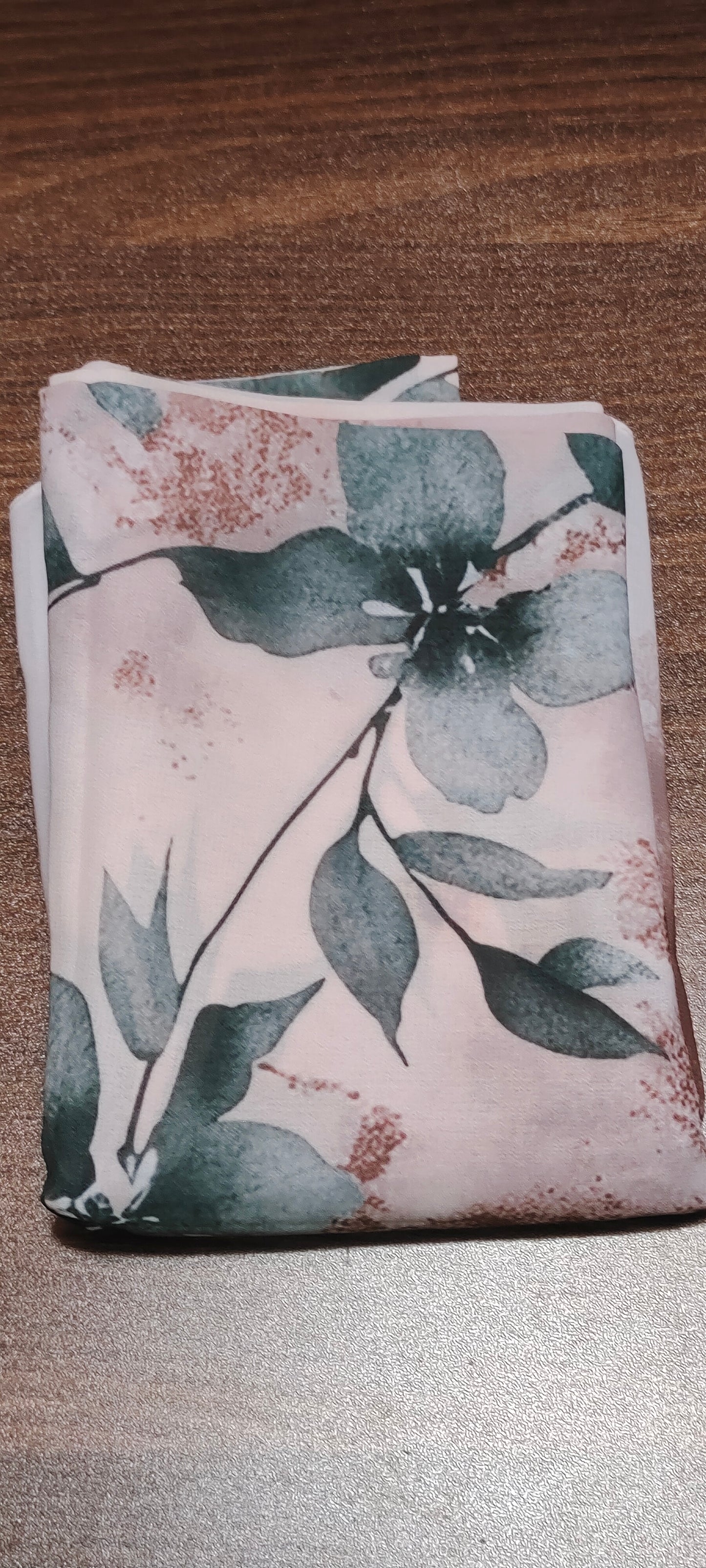 Heavy Chiffon Pashmina – Mocha Grey Petal