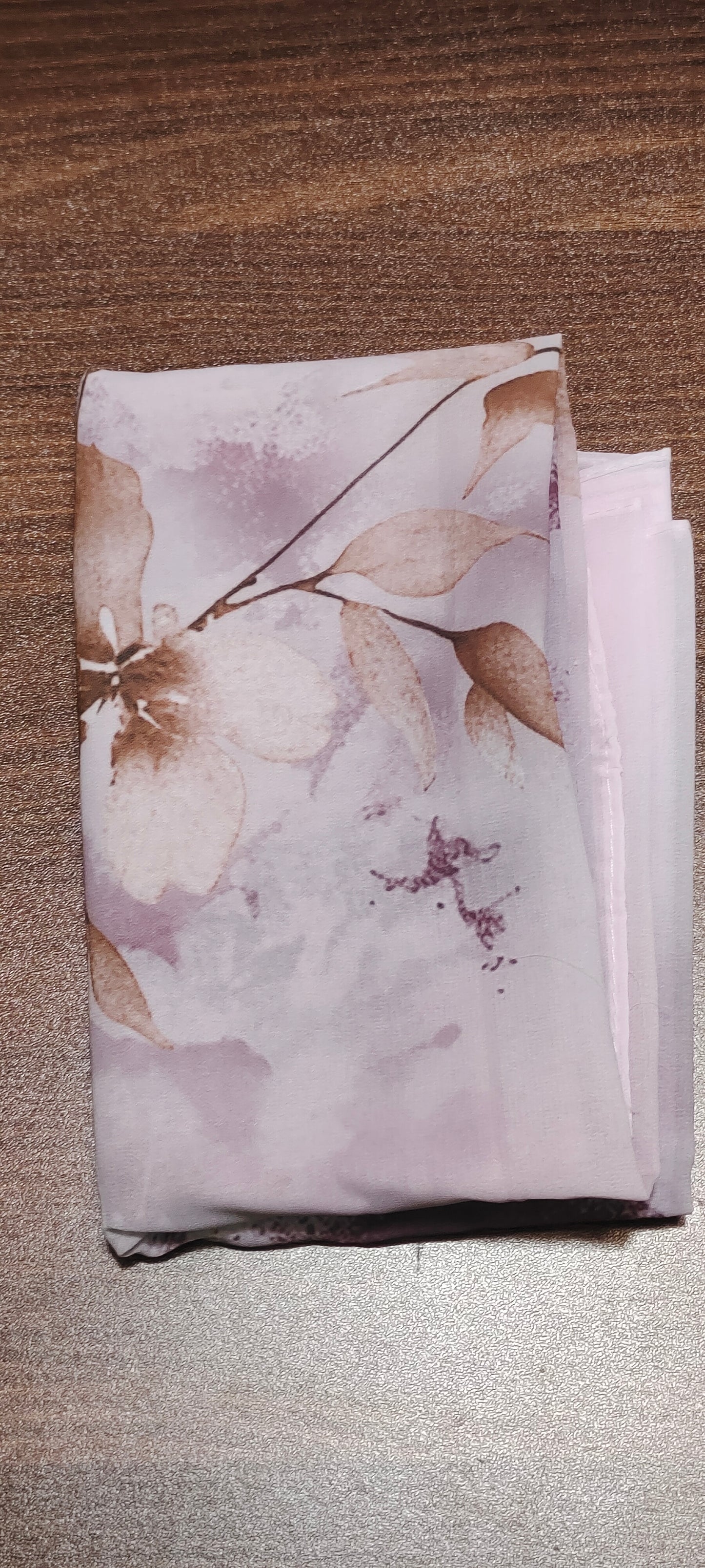 Heavy Chiffon Pashmina – Lilac Plum Wash