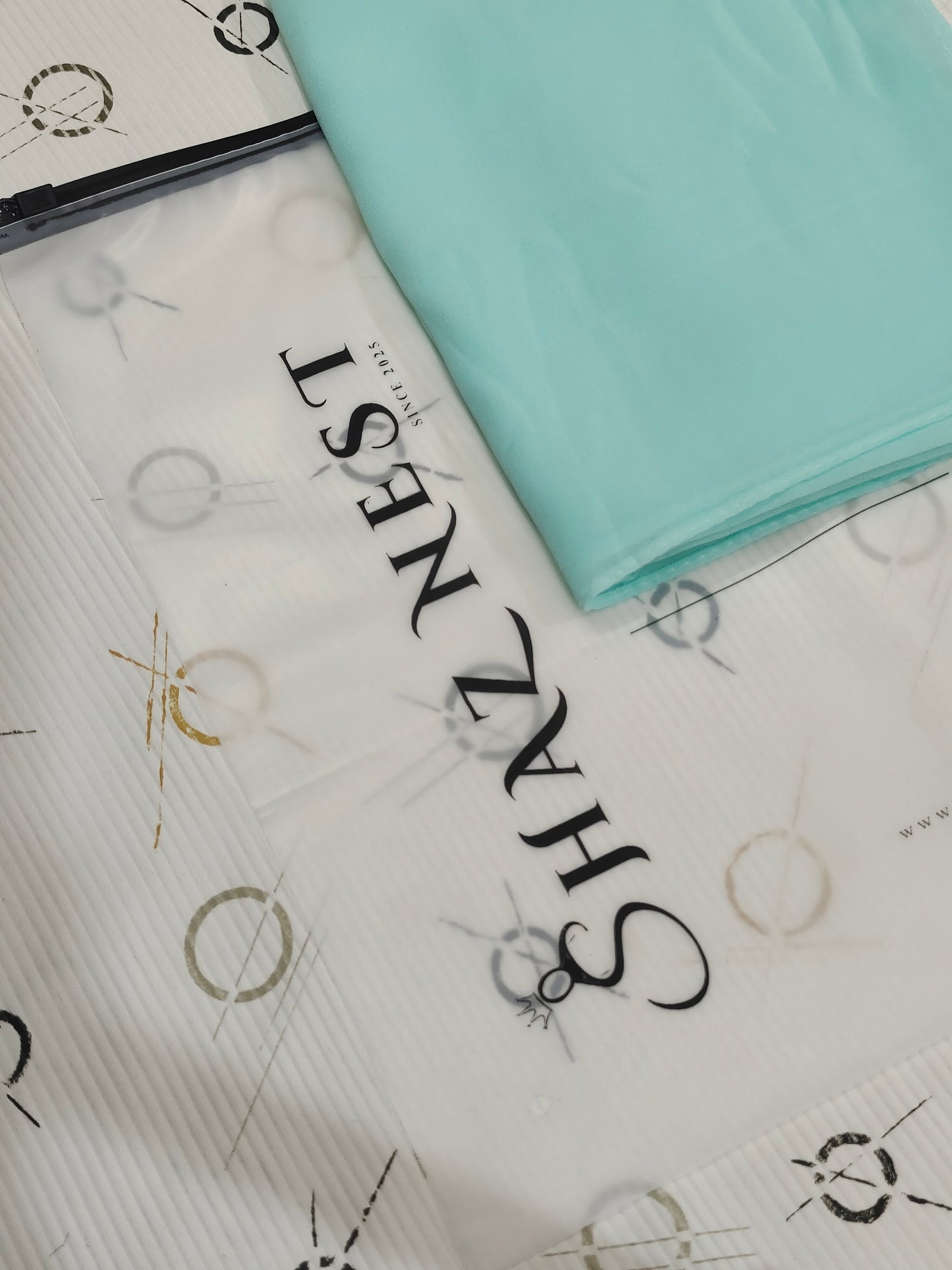 Premium Regular Heavy Chiffon ~ Mint Aqua | Lightweight