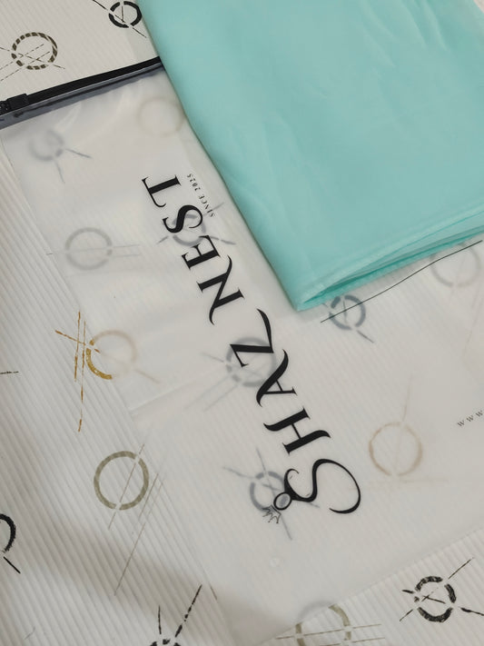 Premium Regular Heavy Chiffon ~ Mint Aqua | Lightweight