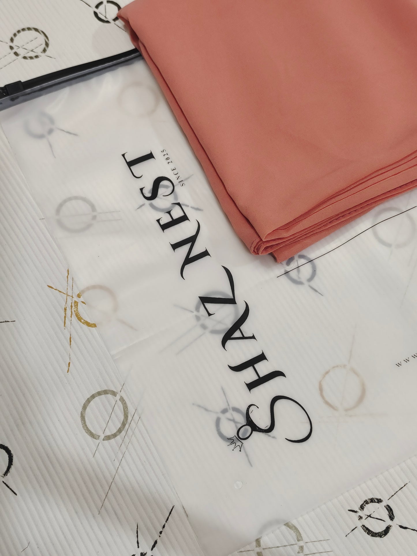 Premium Regular Heavy Chiffon ~ Peach Blush  | Lightweight