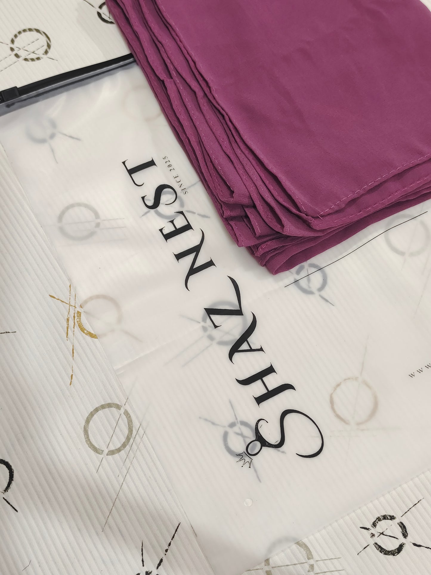 Premium Regular Heavy Chiffon ~ Dusty Rosewood Mauve | Lightweight