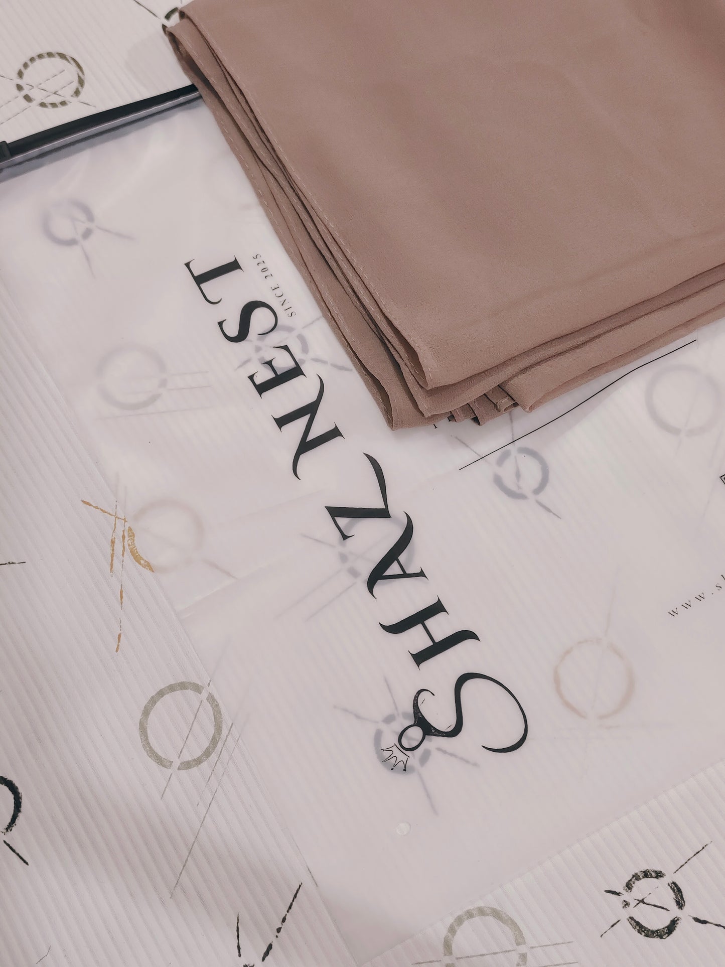 Premium Regular Heavy Chiffon ~ Mocha Veil Beige | Lightweight