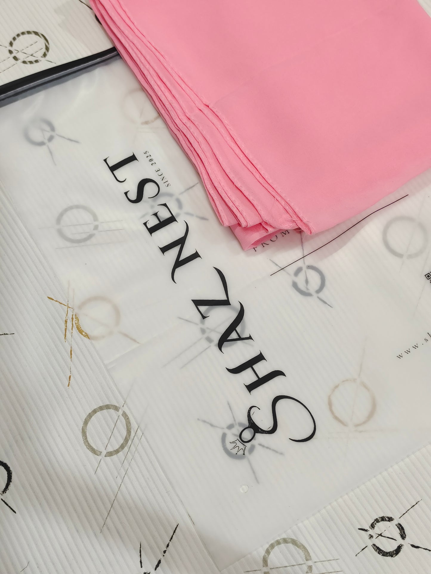 Premium Regular Heavy Chiffon ~ Soft Rose Pink | Lightweight