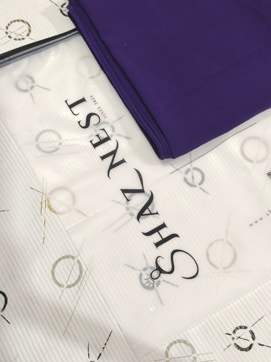 Premium Regular Heavy Chiffon ~ Royal Violet | Lightweight