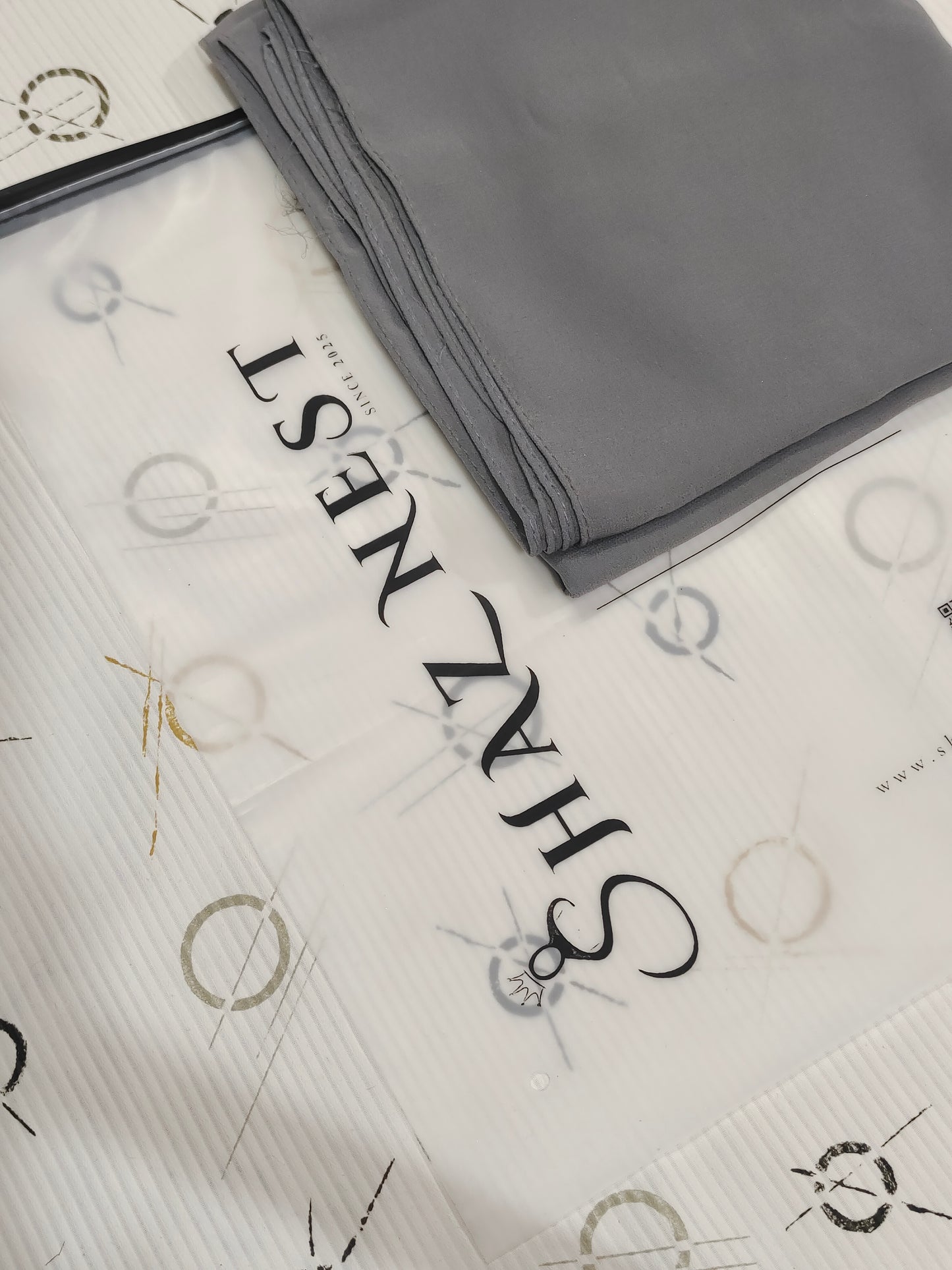 Premium Regular Heavy Chiffon ~ Silver Ash Grey | Lightweight