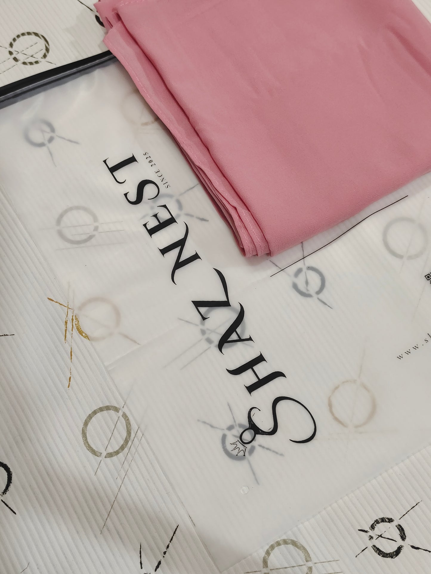 Premium Regular Heavy Chiffon ~ Blush Petal Pink | Lightweight