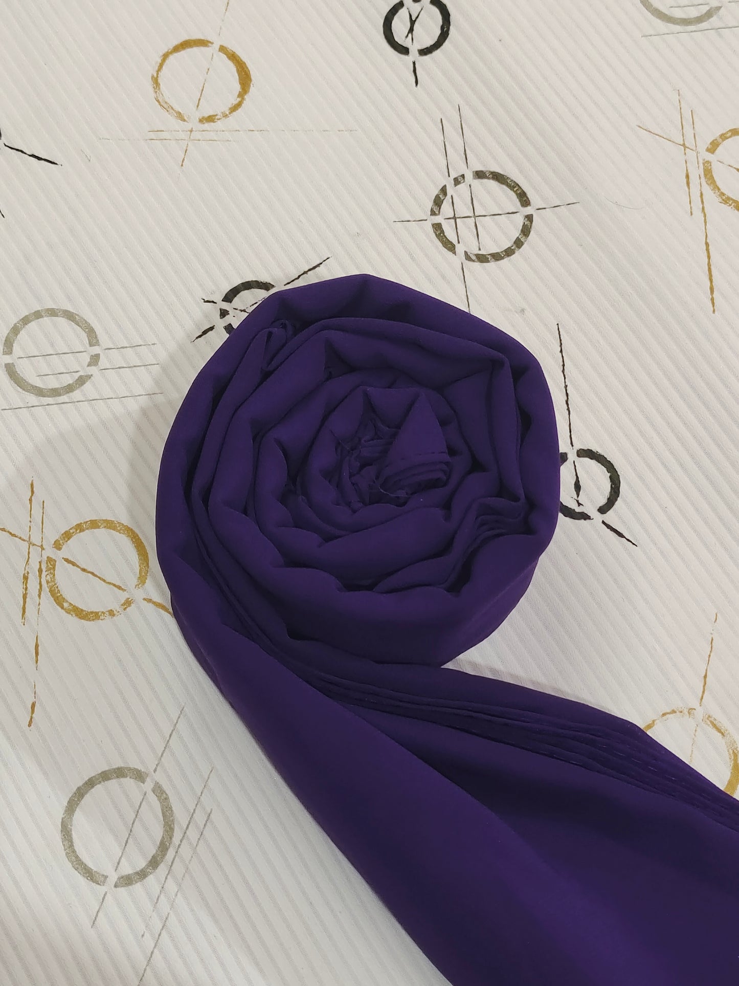 Premium Regular Heavy Chiffon ~ Royal Violet | Lightweight