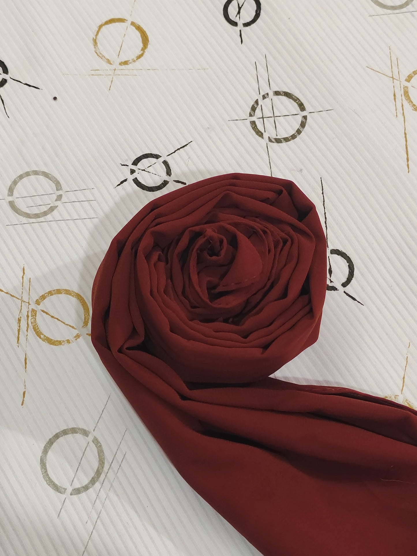 Premium Regular Heavy Chiffon ~ Dark Cocoa Brown | Lightweight