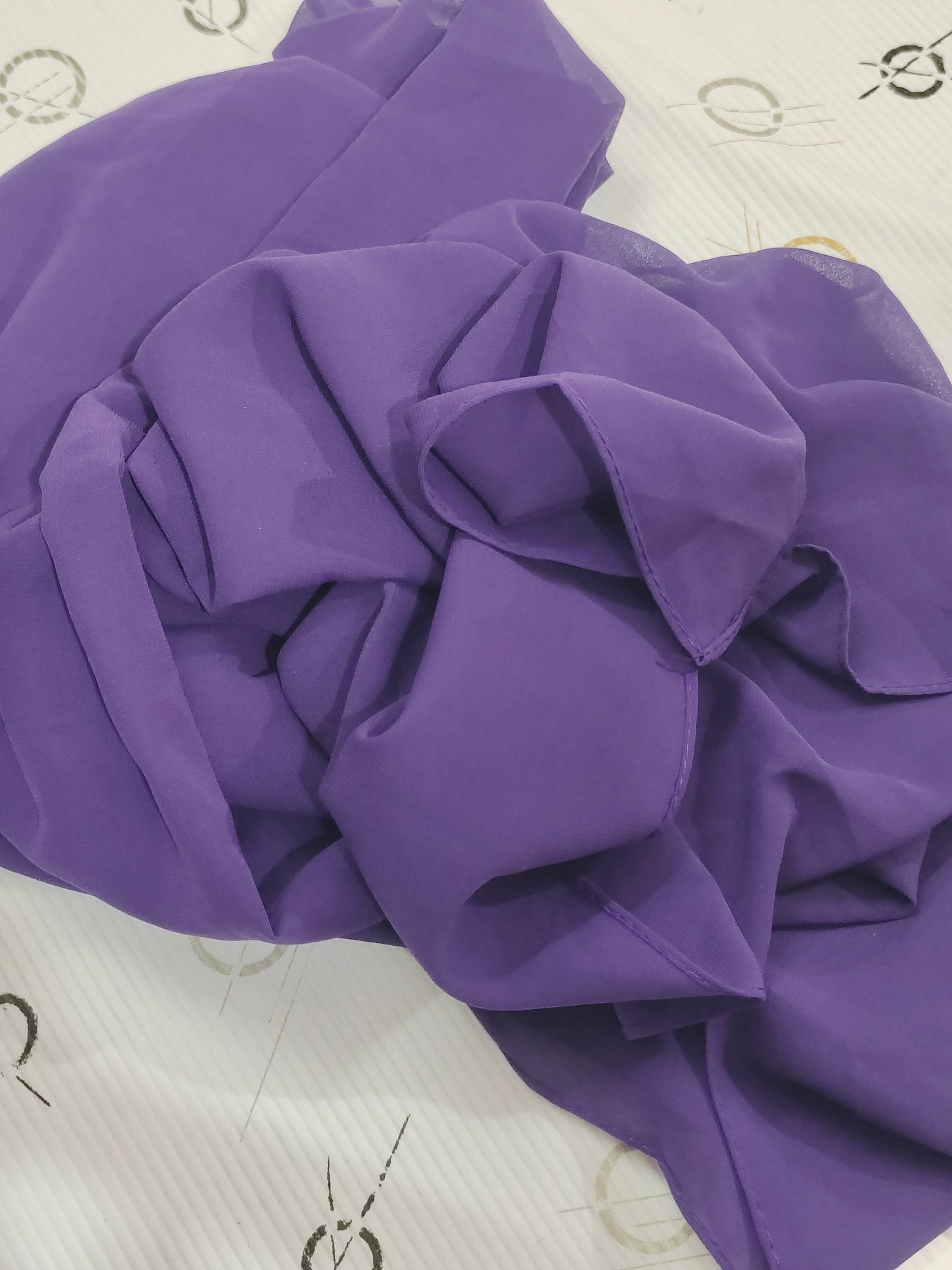 Premium Regular Heavy Chiffon ~ Royal Violet | Lightweight