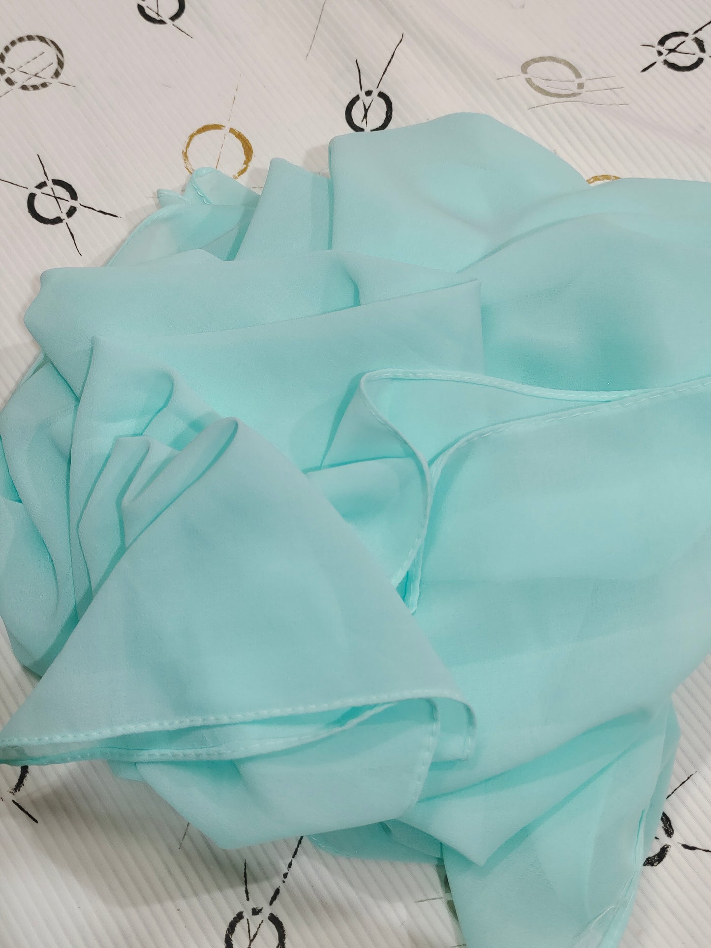 Premium Regular Heavy Chiffon ~ Seafoam Mint | Lightweight