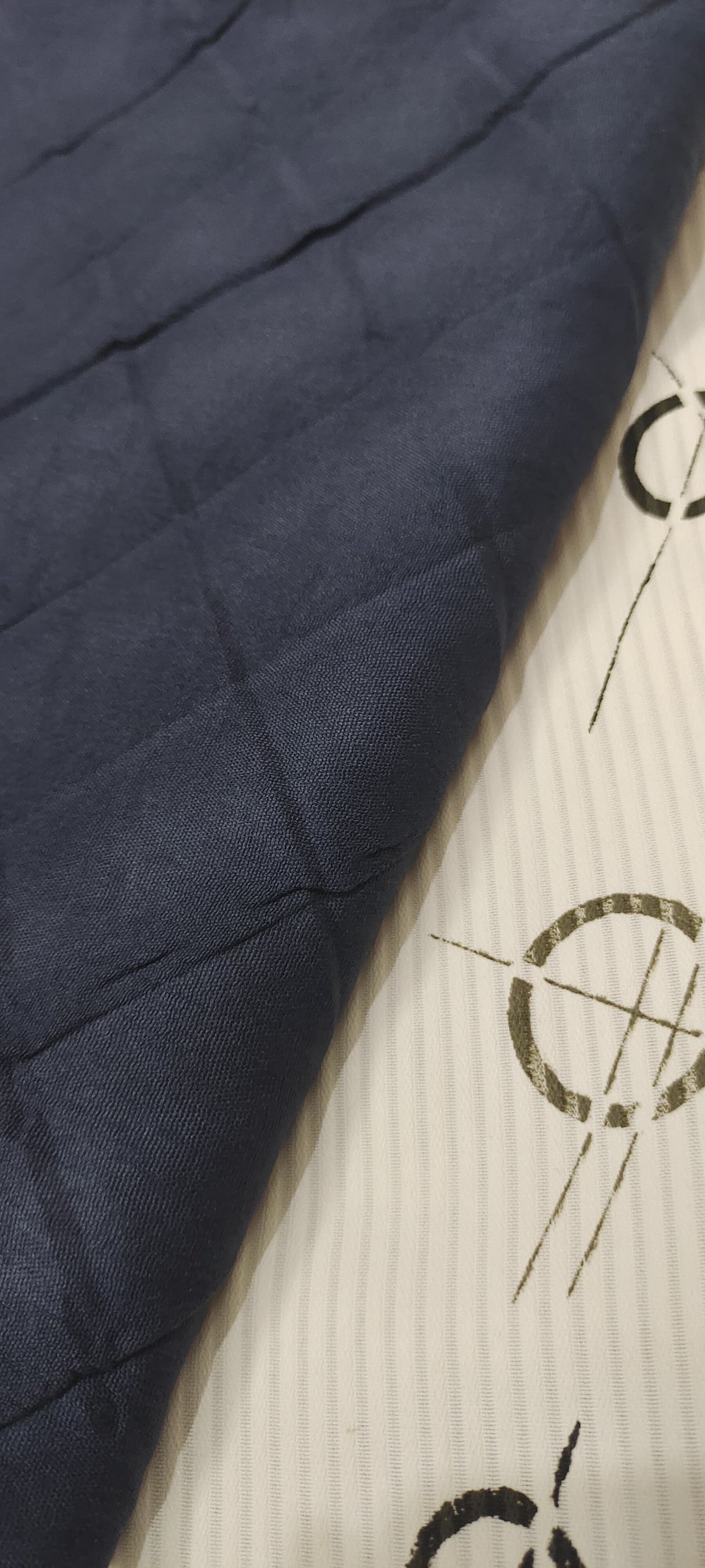 Modal Cotton Crush Hijab – 2 Meter | Midnight Blue