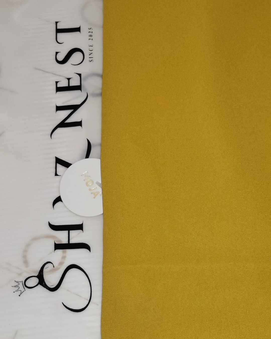 MOJA Malaysian Heavy Chiffon / Georgette Hijab – Butterscotch [2m Big Size]
