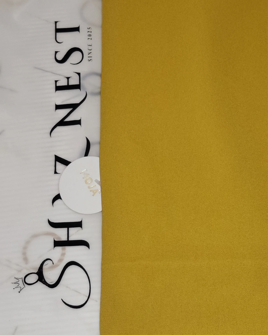 MOJA Malaysian Heavy Chiffon / Georgette Hijab – Butterscotch [2m Big Size]