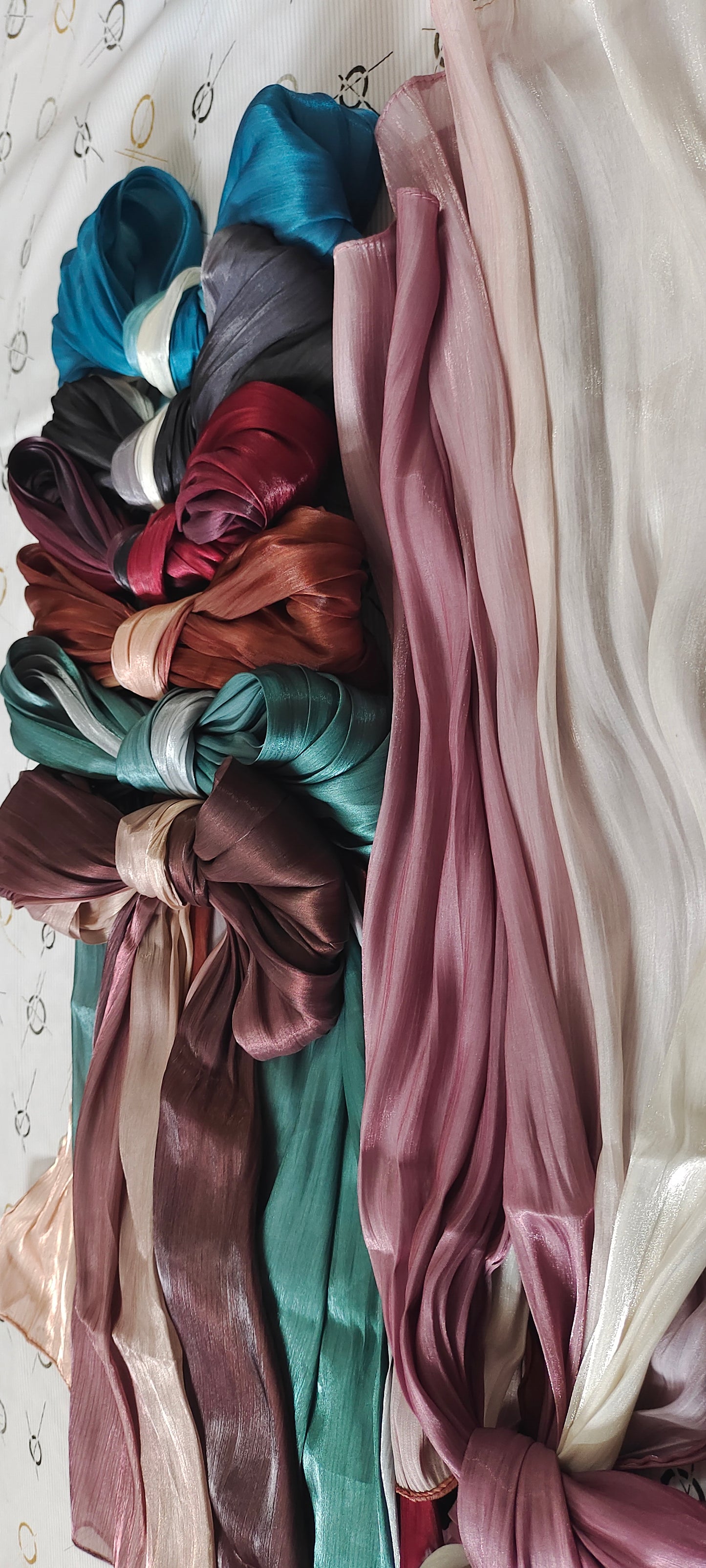 Organza Ombre Hijab – Rose Blush | Lightweight, Elegant & Flowy