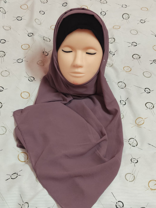 Premium Regular Heavy Chiffon ~ Dusty Rosewood | Lightweight