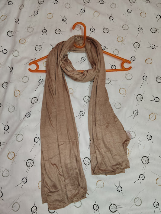 Moja Turkey Jersey Hijab – Warm Sand| Soft Stretch Premium Hijab