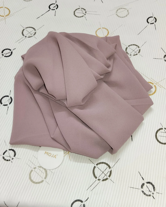 MOJA Malaysian Heavy Chiffon / Georgette Hijab – Lavender Mist [2m Big Size]