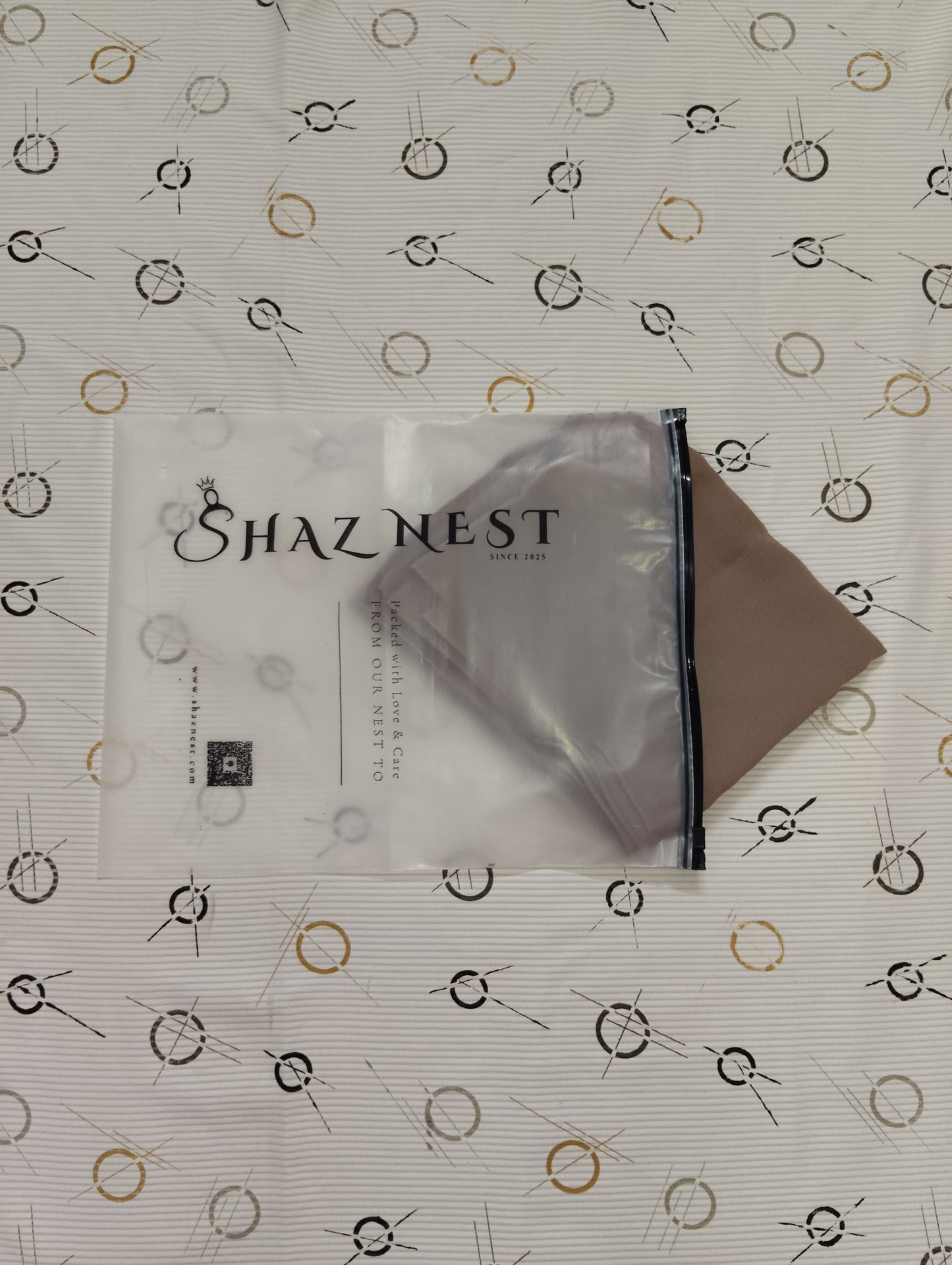 Premium Regular Heavy Chiffon ~ Mocha Veil | Lightweight