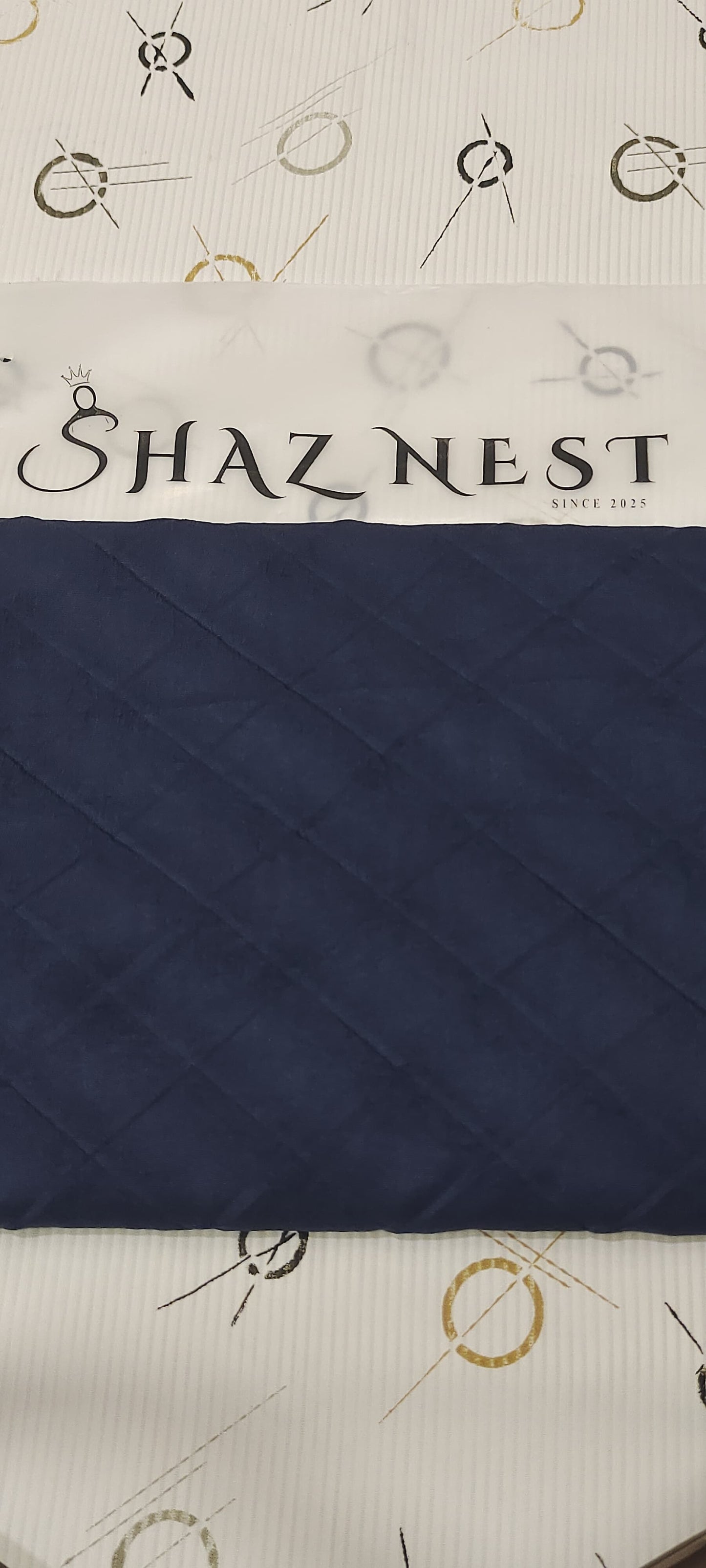 Modal Cotton Crush Hijab – 2 Meter | Midnight Blue