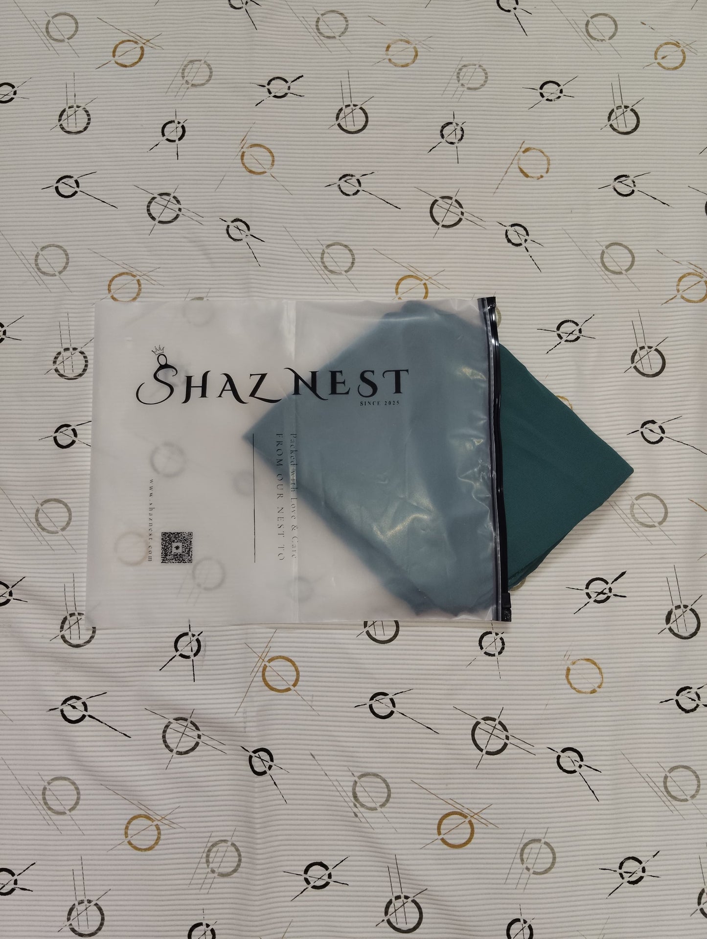 Premium Regular Heavy Chiffon ~ Emerald Dusk | Lightweight