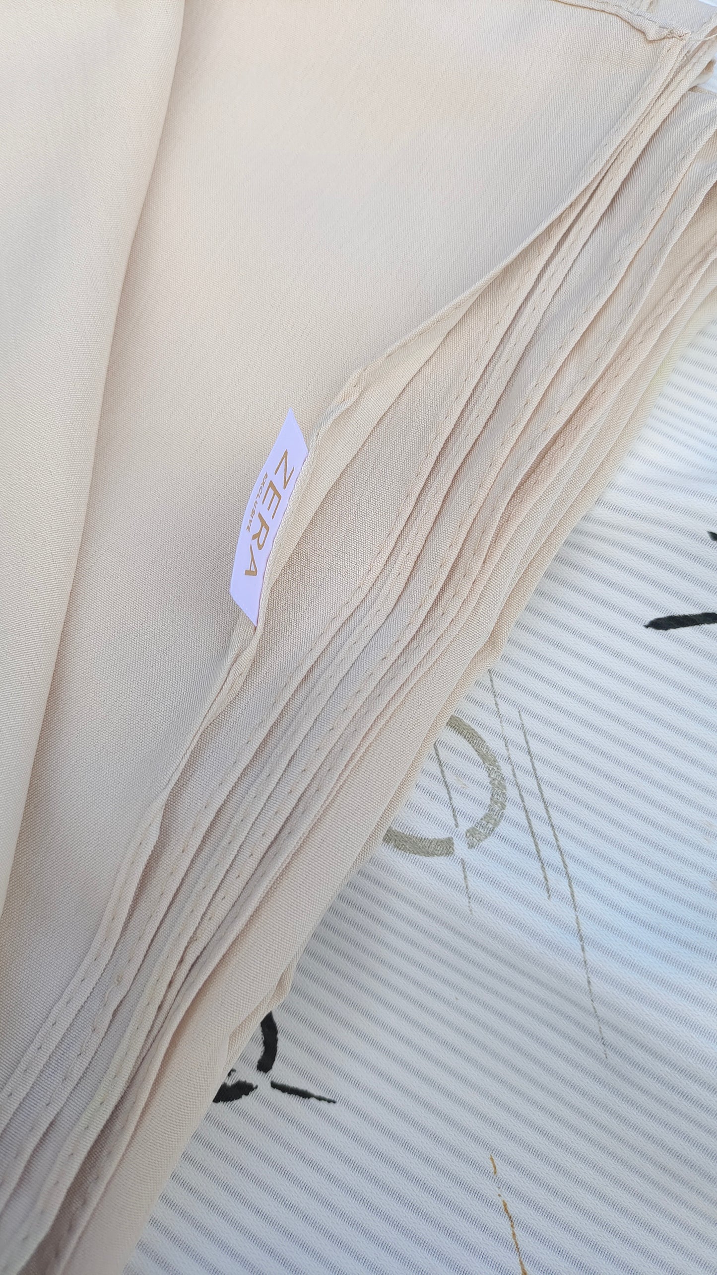 Zera Stretch Cotton Hijab – Sand Beige (2m)