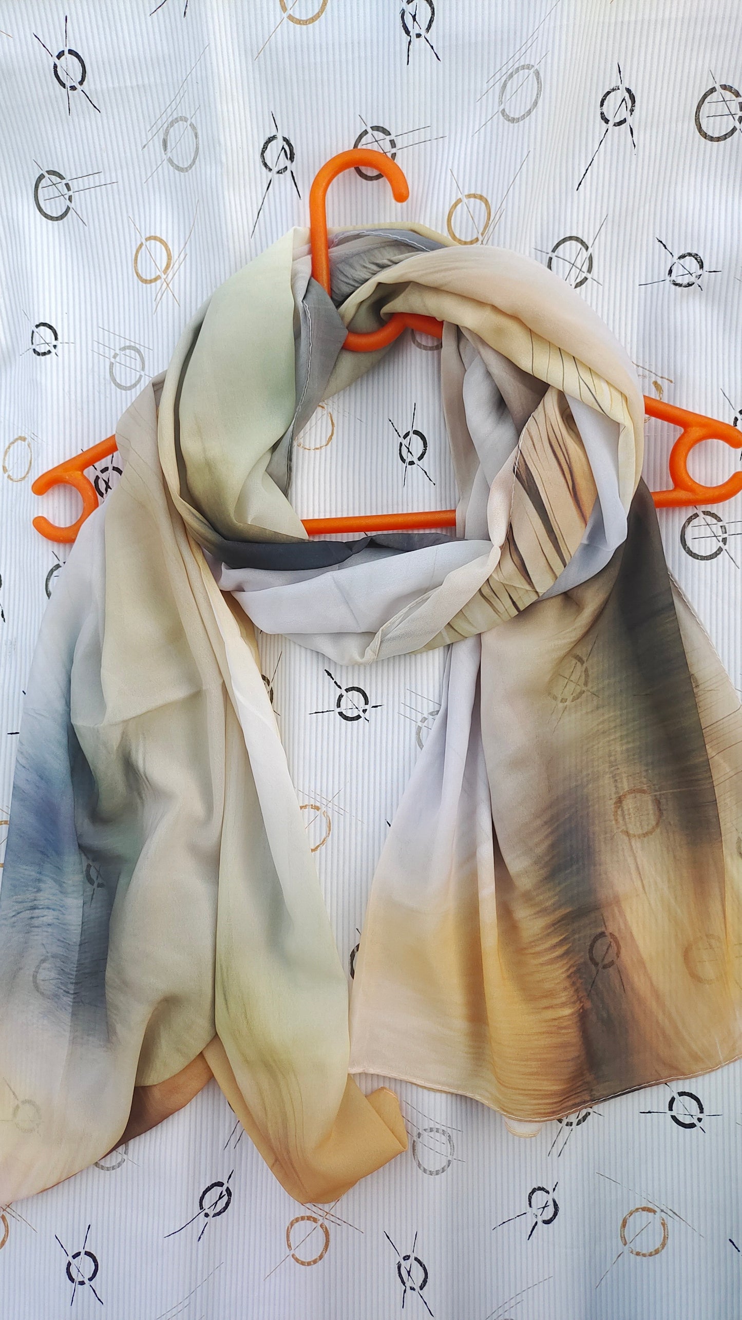 Golden Hour – Malaysian Printed Heavy Chiffon Hijab (2m)