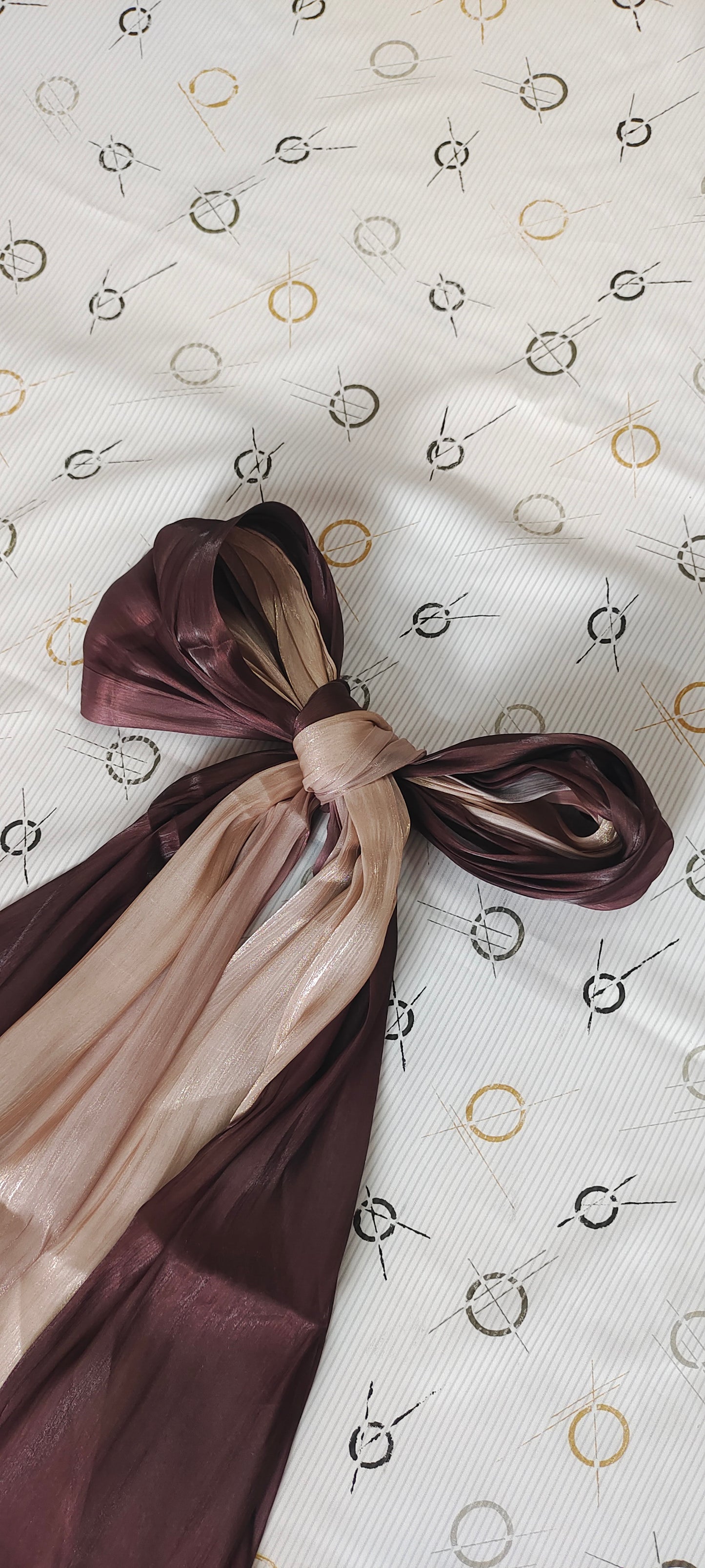 Organza Ombre Hijab – Mocha Silk | Lightweight, Elegant & Flowy