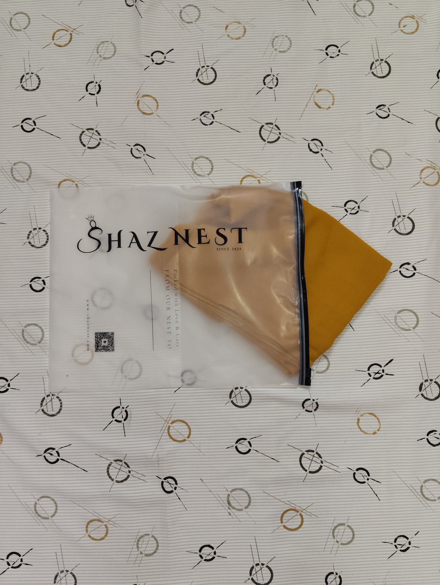 Premium Regular Heavy Chiffon ~ Golden Saffron | Lightweight