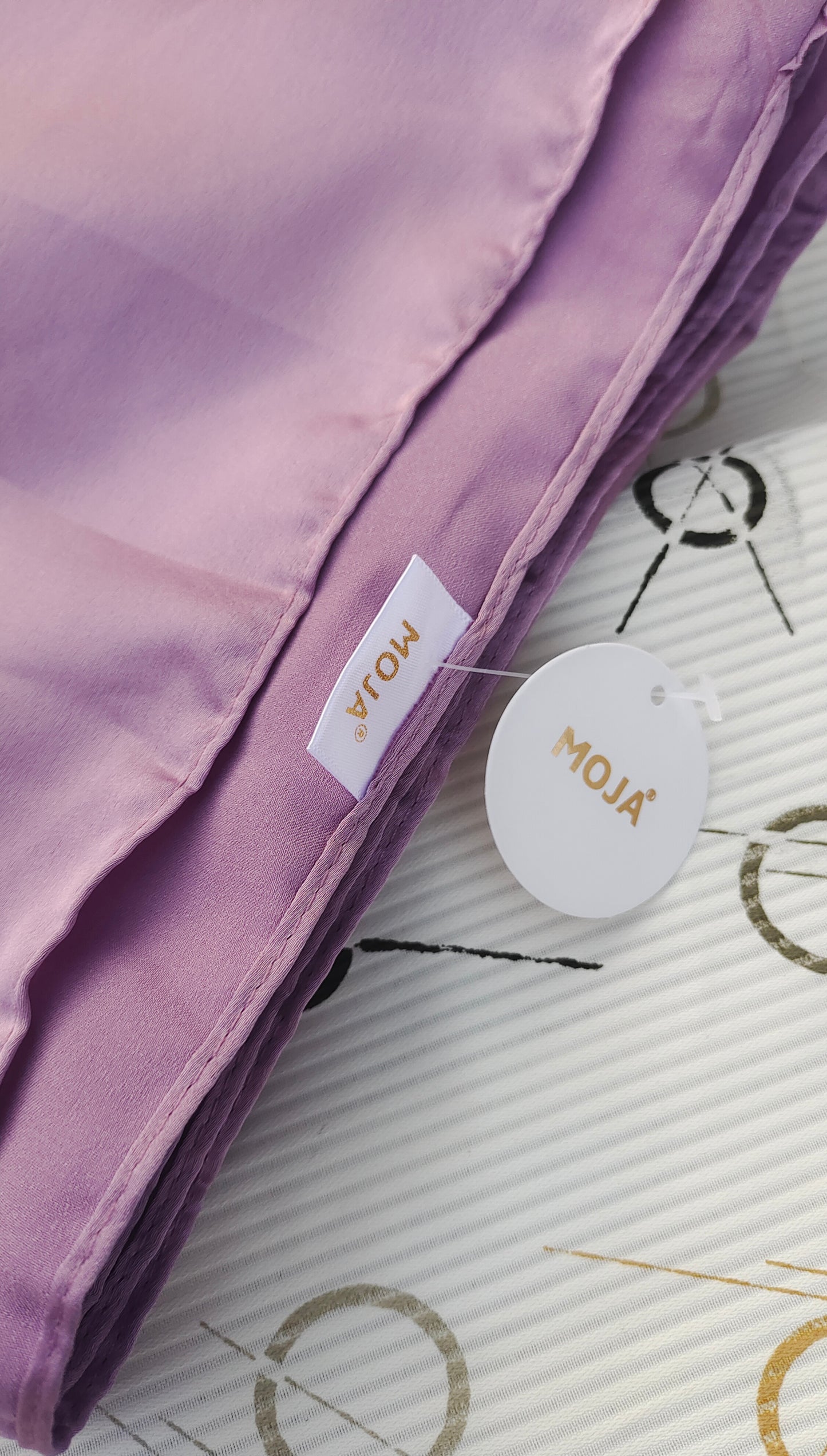 Moja Matte Satin Hijab – Lavender (2m)